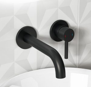 Black Edition Wall Mounted Basin Mixer