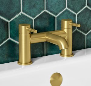Oir Brushed Brass Bath Filler