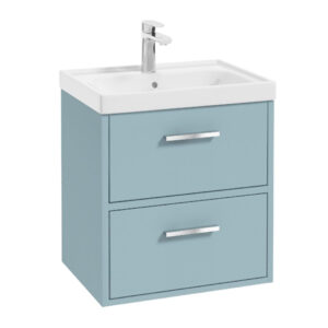 FINLAND 50cm Wall Hung Morning Sky Blue Vanity Unit