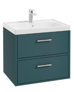 FINLAND Ocean Blue Matt 60cm Wall Hung Vanity Unit
