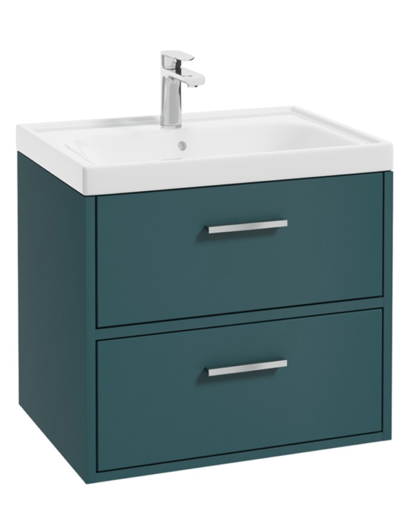 FINLAND Ocean Blue Matt 60cm Wall Hung Vanity Unit