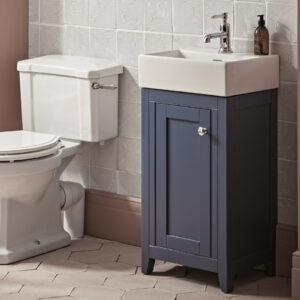 Widcombe Cloakroom Basin Unit Twilight Blue