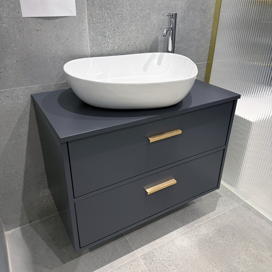 Finland 800mm Night Sky Blue Wall Hung Vanity Unit