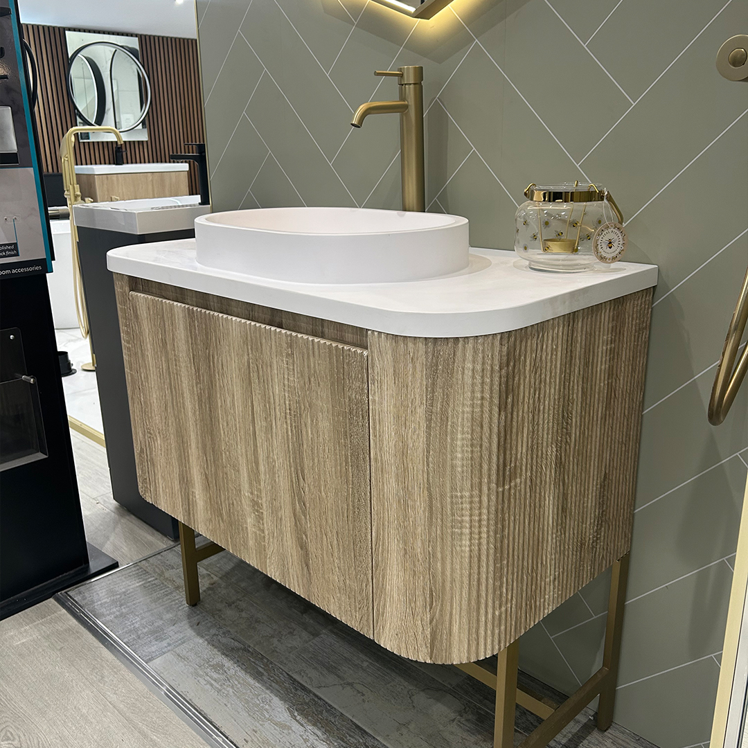 Linea Curve 900 Unit Oak - Image 3